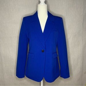 NWT Truth by Republic Solid Cobalt Blue Open Front Blazer | Size 10
